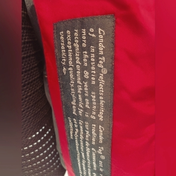 LONDON Fog Red Woman's Jacket with Removable Hood - Picture 11 of 15